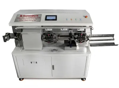 Automatische Koaxialkabel-Schneide- und Abisoliermaschine WPM-9935 - Koaxialkabel-Abisoliermaschine