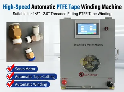 Automatische PTFE-Bandwickelmaschine für Gewindedichtung WPM-1308