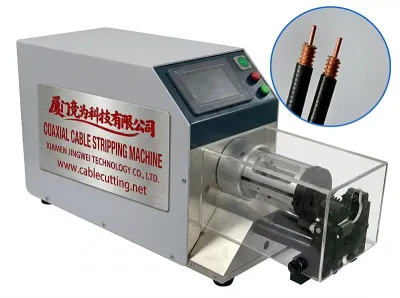 Halbautomatische Koaxialkabel-Abisolierer Maschine WPM-8608