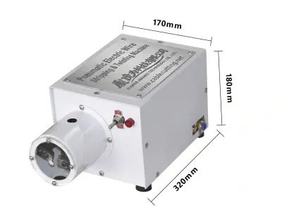 Halbautomatischer pneumatischer Drahtabisolierer und -verzwirbler WPM-200