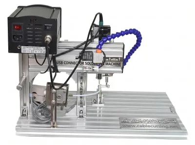 Halbautomatische USB-Steckverbinder Lötmaschine für Kabelkonfektion 205H Thumb
