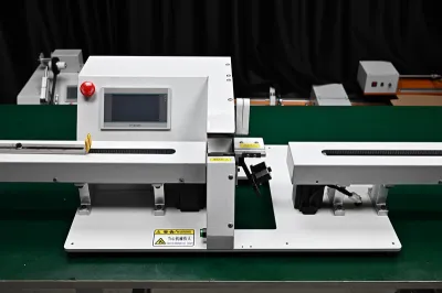 Bandwickelmaschine + Doppelseitige Drahtziehmaschine JW-303KL-1m Thumb