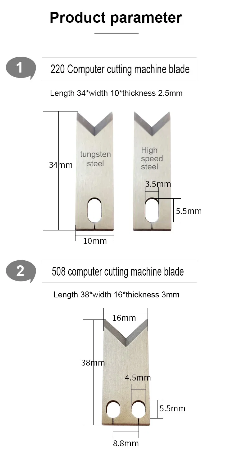 Precision Blade for wire stripping machine cable cutting machine, Otp Blade, Stripper Blade, Wire Cutting Machine Blade Präzisionsklinge für Abisoliermaschine, Kabelschneidemaschine, OTP-Klinge, Abisolierklinge, Drahtschneidemaschinenklinge