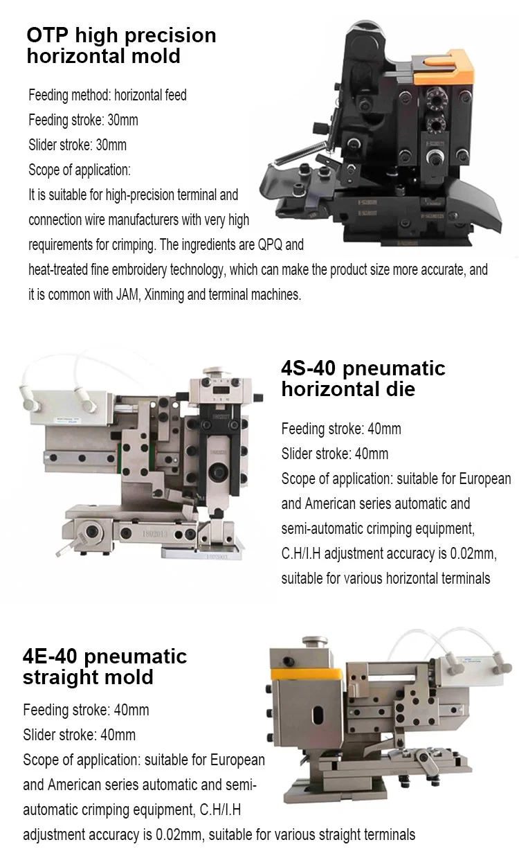 45-40 pneumatische horizontale Matrize, Anschluss-Crimpform, Anschluss-Crimpmatrize, Anschluss-Crimp-Applikator