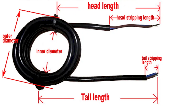 sample of Full automatic Power cord cable cutting stripping winding binding machine WPM-CRT-03M, Cable Cut Strip Winding Binding Machine, Automatic Cut Strip Binding Machine, Power Cord Cable Binding Machine Probe der vollautomatischen Bindemaschine zum Schneiden von Netzkabeln, zum Abisolieren von Abisolierwicklungen WPM-CRT-03M, zur Bindemaschine zum Wickeln von Kabeln, zur automatischen Bindemaschine zum Schneiden von Streifen, zur Kabelbindemaschine für Netzkabel