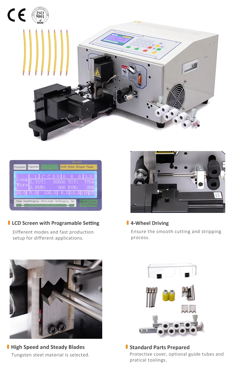 Wire Cutting Stripping Twisting Machine, Wire Cut Strip Twisting Machine, Wire Stripping Machine Drahtschneide-Abisolier-Zwirnmaschine, Draht-Abisolier-Zwirnmaschine, Abisoliermaschine