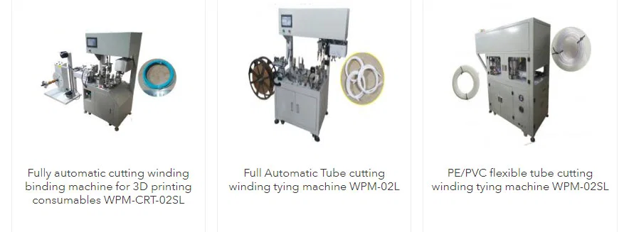 Automatische Kabelaufwickel- und Binde-Maschinen. Schnell, präzise, arbeitssparend. Steigern Sie die Produktionseffizienz.