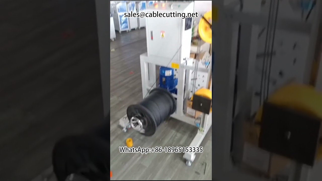 Wire and Cable Meter Counting, Positioning, Cutting, and Winding Machine