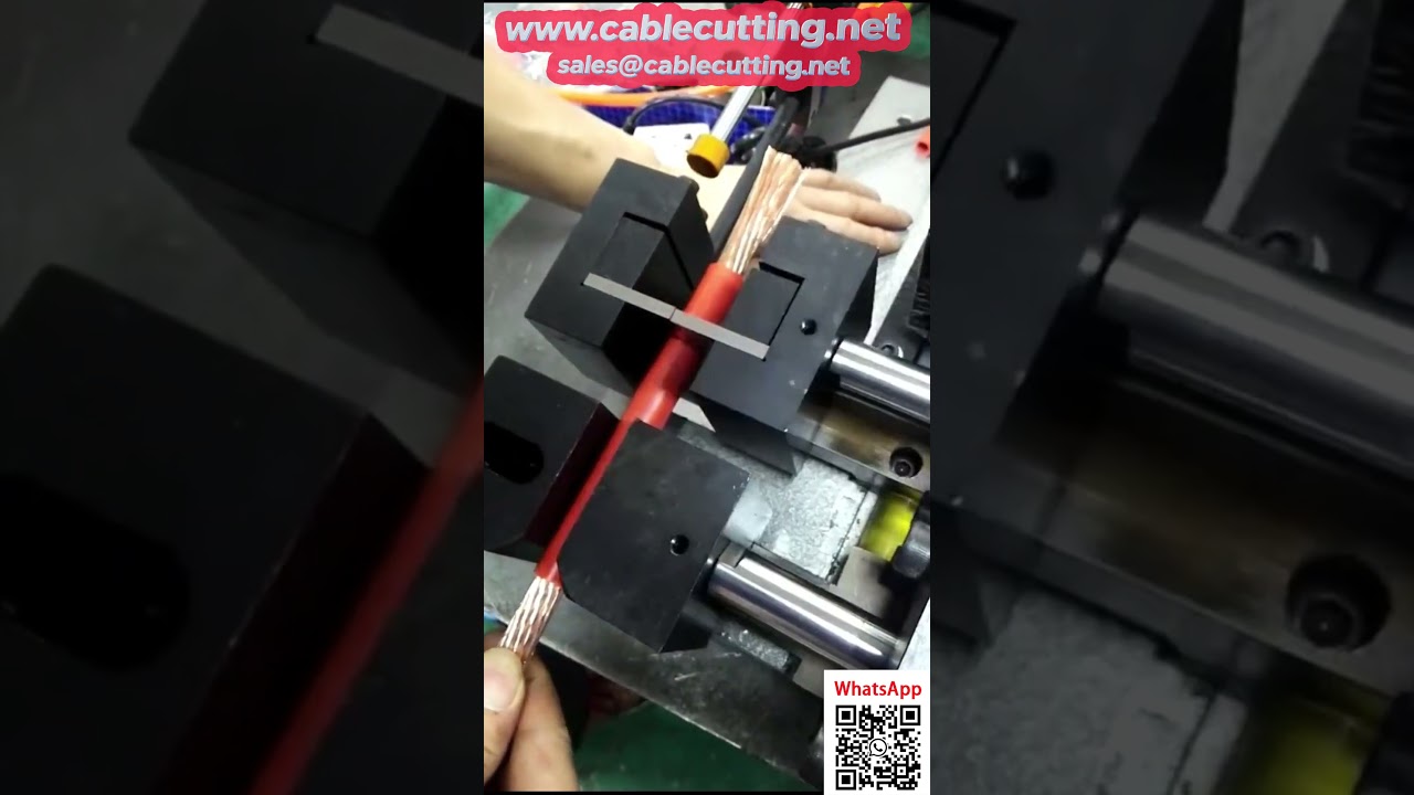 Pneumatische Abisoliermaschine für einlagige Kabel – Hochpräzise & Effizient