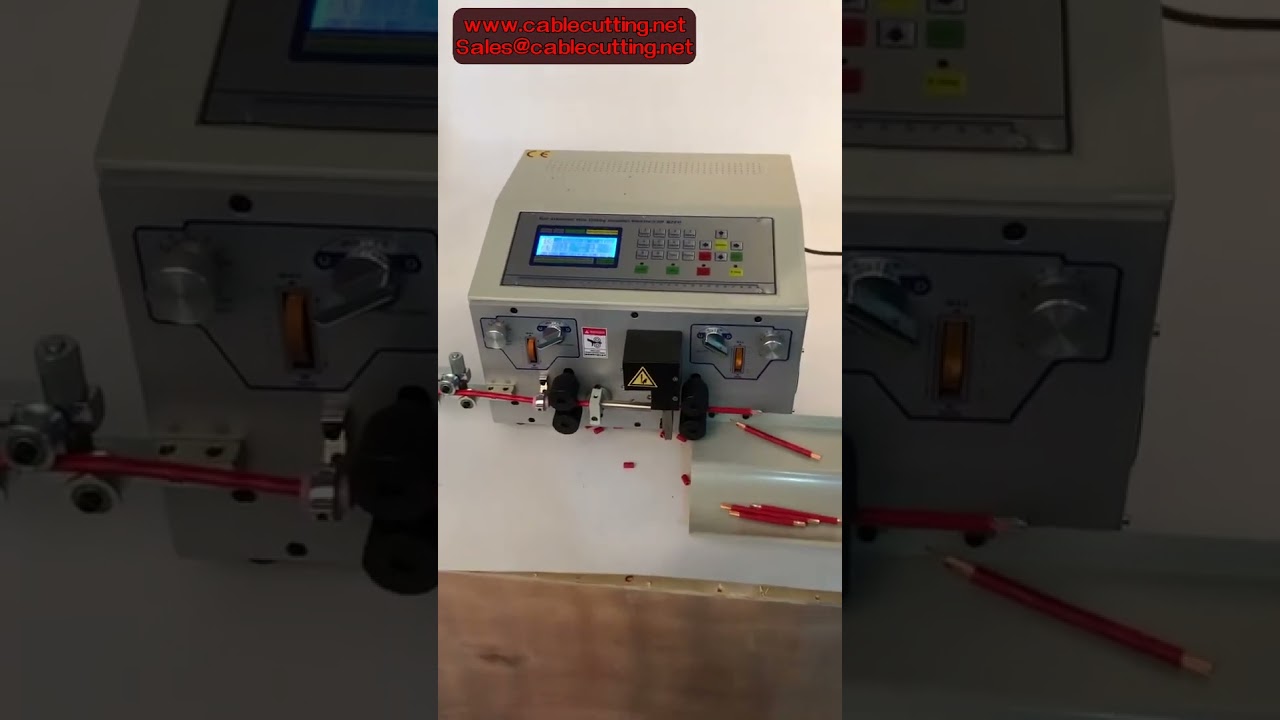 Automatische Abisolierzange 0,2-25 mm² – 4-Rad-Kabelschäler mit Display und Tastenfeld