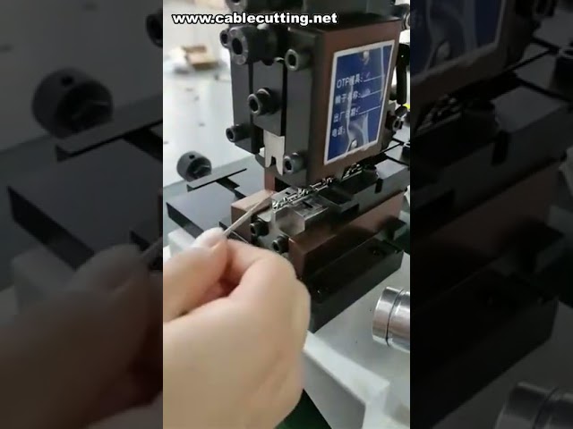 Hochpräzise automatische Crimpmaschine für Kabel und Leitungen