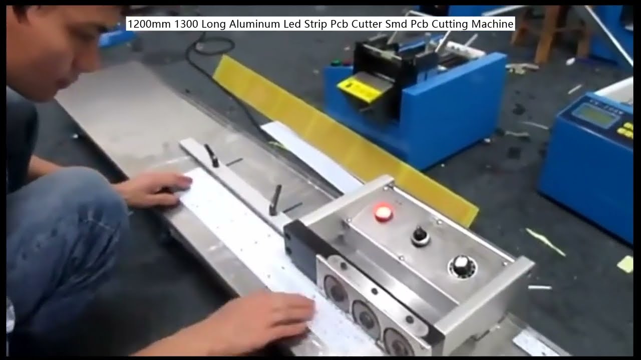 Präzisions-Schneidemaschine für LED-Streifen-PCBs 1200mm & 1300mm – Aluminium-SMD-PCB-Cutter