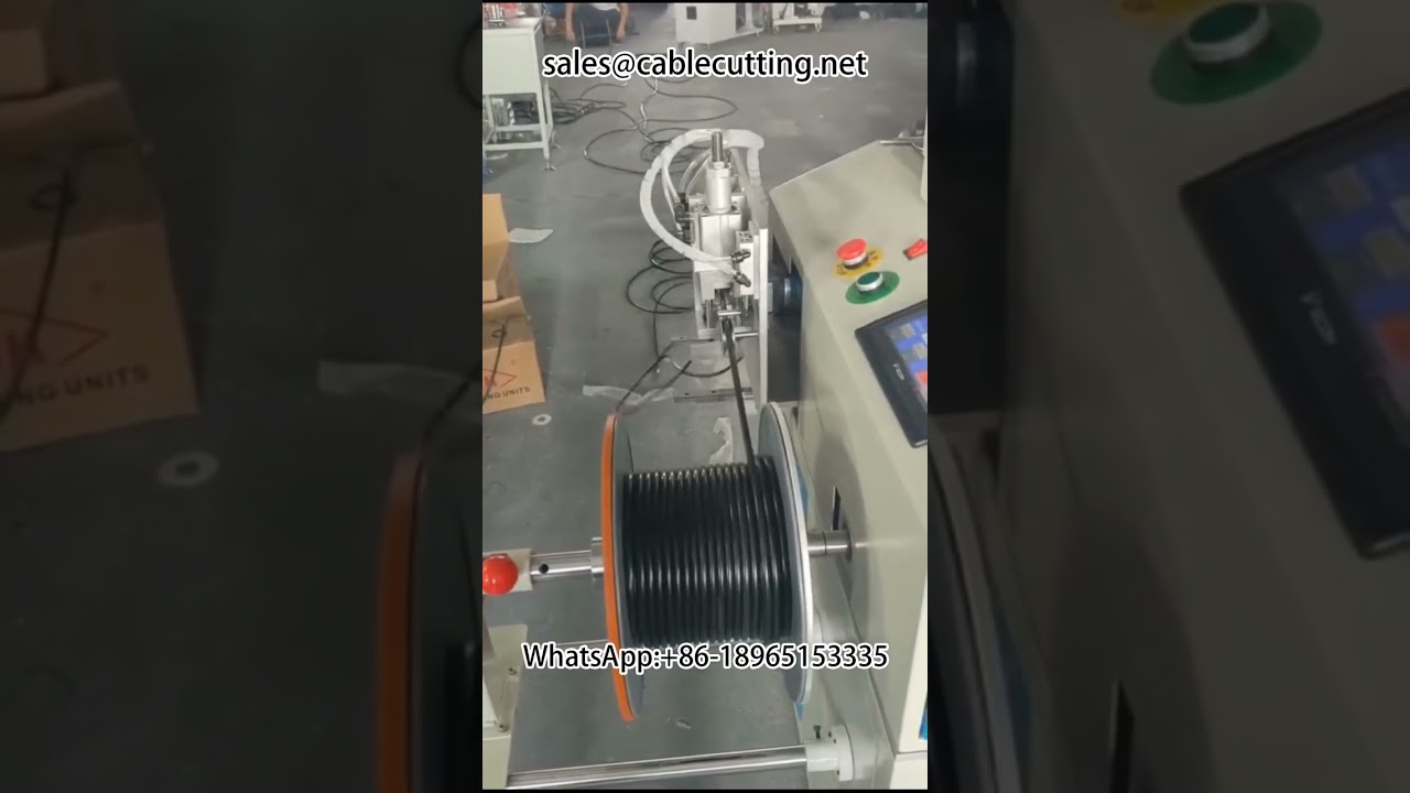 Präzise Drahtwickelmaschine mit Meterzählung und Reihenschneiden - Automatisierte Wickeltechnik