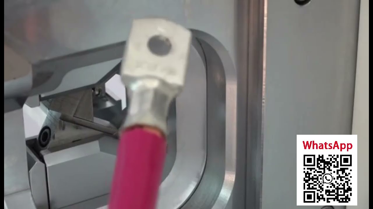 120mm² Servo-Crimp-Maschine – werkzeugfreier Schnellwechsel für verschiedene Anschlussgrößen