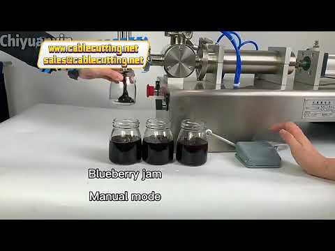Automatische Kolbenfüllmaschine für Cremes, Soßen & Honig – Präzise Abfüllung von dickflüssigen Produkten