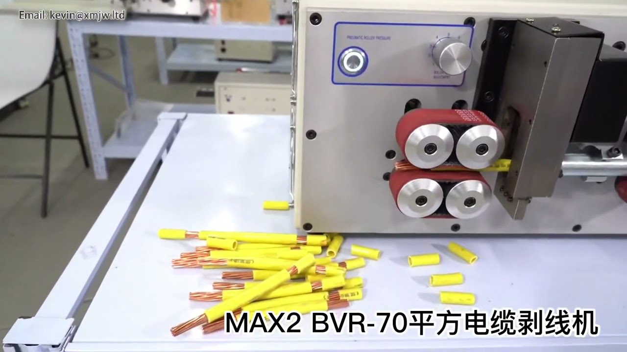 SWT508MAX2 – Automatische Abisolier- und Abmantelmaschine für 25 mm² bis 70 mm² Kupferkabel mit 4-6-8 Walzen