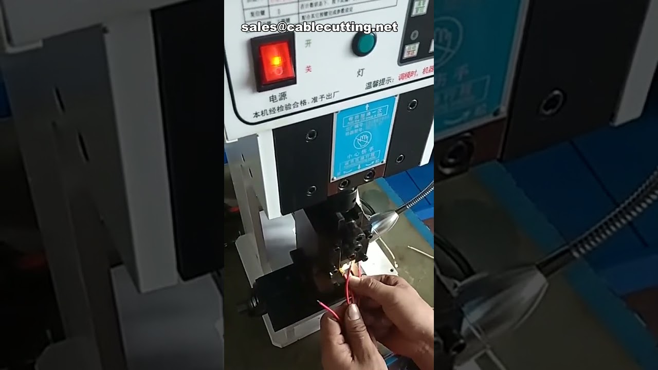 Superleise & energiesparend: 1,5t automatische Kabelschneid- und Crimpmaschine – Ultra-ruhe Terminalmaschine