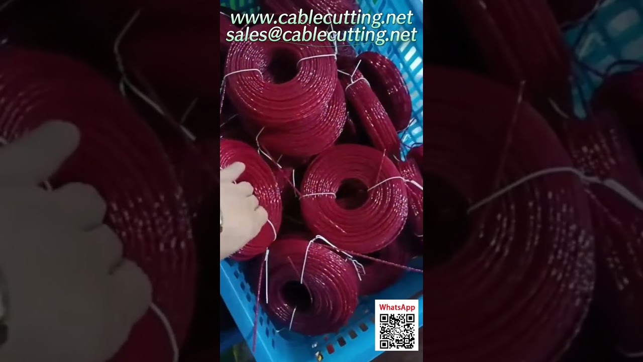 Automatische Aufwickel- und Portionsverpackungsmaschine für Trimmerfäden