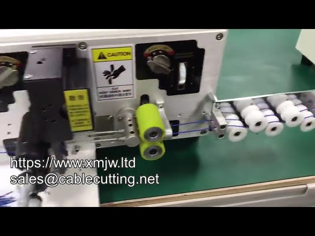 WPM 320t: Automatische Doppeldraht-Abisolier-, Schneid- und Verdrillmaschine