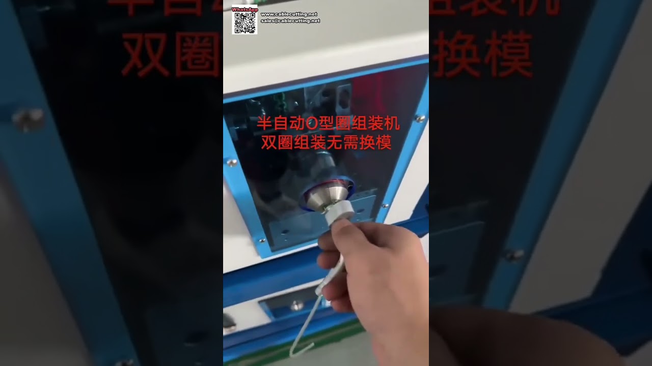 Halbautomatische Doppel-O-Ring-Dichtungsmontagemaschine für industrielle Fertigungsstraßen