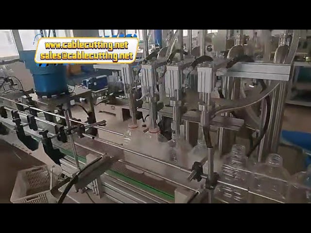 Kolbenfüllmaschine für Kosmetik, Reinigungsmittel, Shampoo, Saft & Pasten – Modell U-Mi