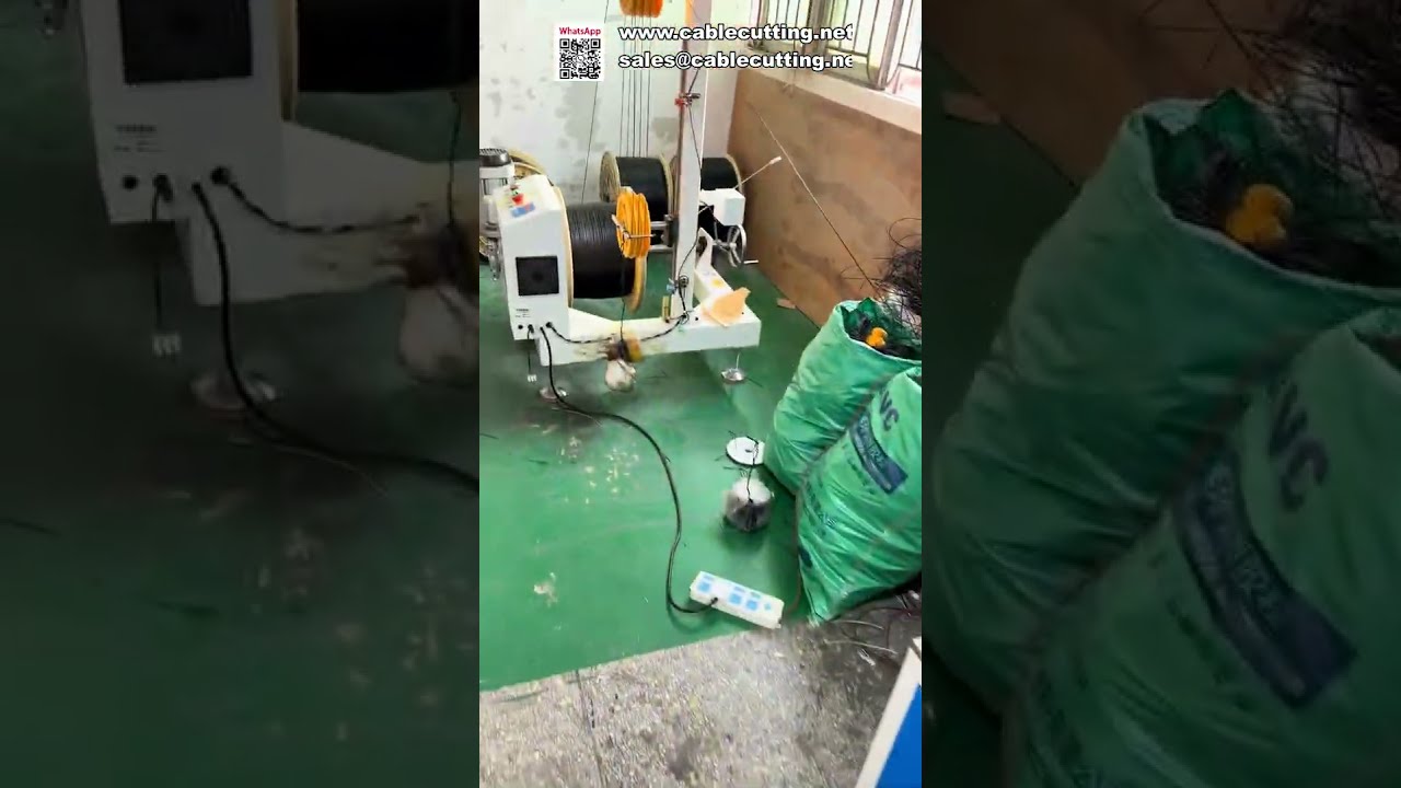 Vollautomatische Meterzähl-, Schneide-, Wickel- und Bindemaschine – Demo