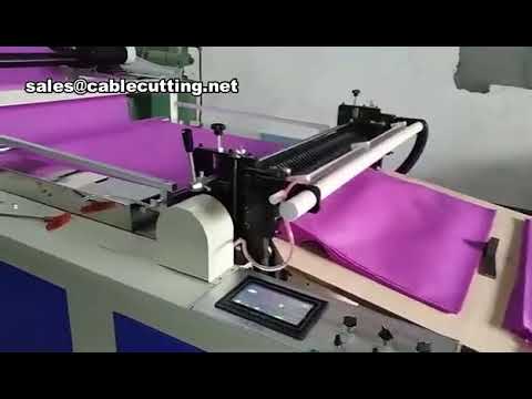 Automatische Querschneidemaschine | Kraftpapier, Vliesstoff, Perlbaumwolle & PVC-Folie präzise schneiden