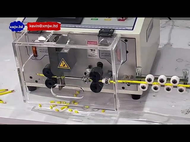 Vollautomatische Touchscreen-Kupferkabel-Abisolier- und Schneidemaschine mit elektrischem Antrieb