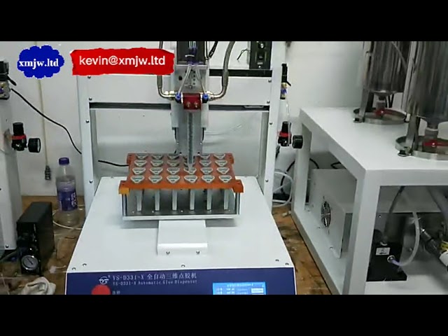 Präzise automatische Epoxidharz-Verguss- und Dosieranlage für die Elektronikfertigung