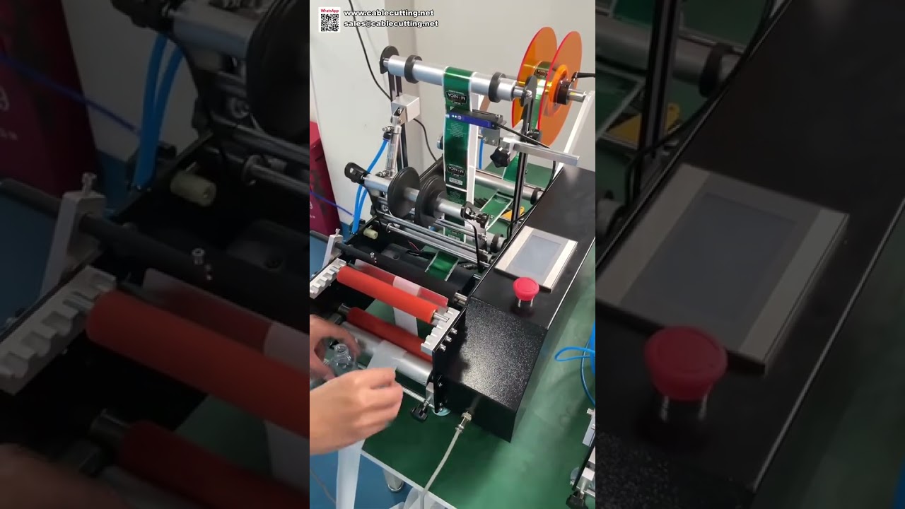 Kompakte Tisch-Etikettiermaschine für Rundflaschen | Semiautomatischer Aufkleberspender für Startups