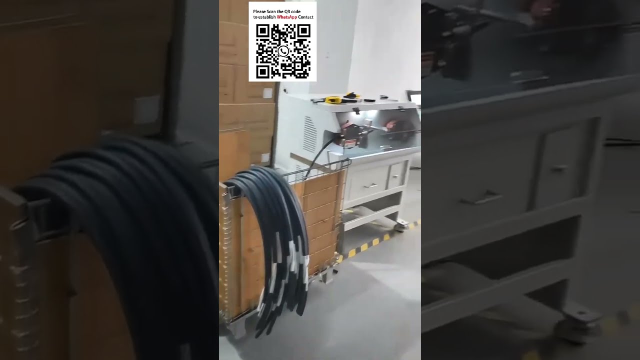 Komplette schwere 150mm² EV-Kabelverarbeitungslinie: Abwicklung, Schneiden & Abisolieren