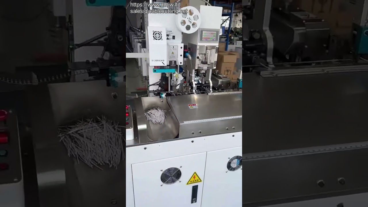 Vollautomatische Mehrstationen-Crimp-Maschine mit Abisolieren und Verzinnen