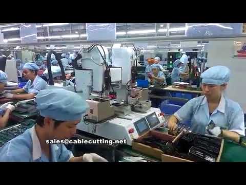 Automatische Schraubverriegelungsmaschine mit Roboterarm und Förderband