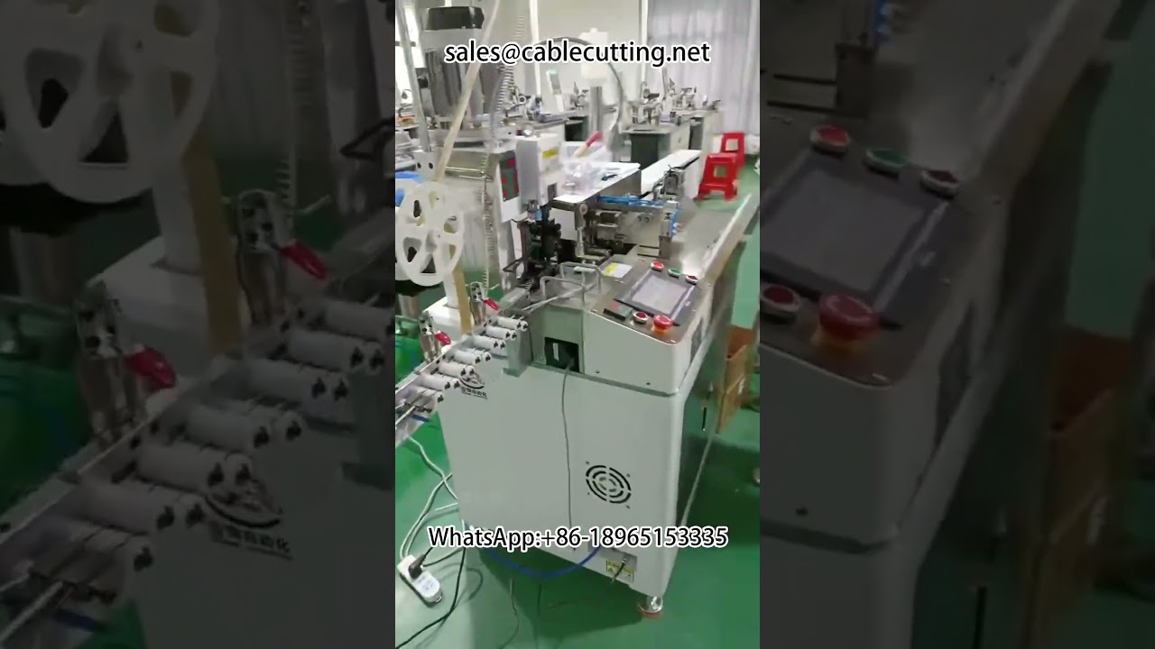 Automatische Litzen- und Kabelbaum-Crimpstation | Abisolier- & Crimpautomat