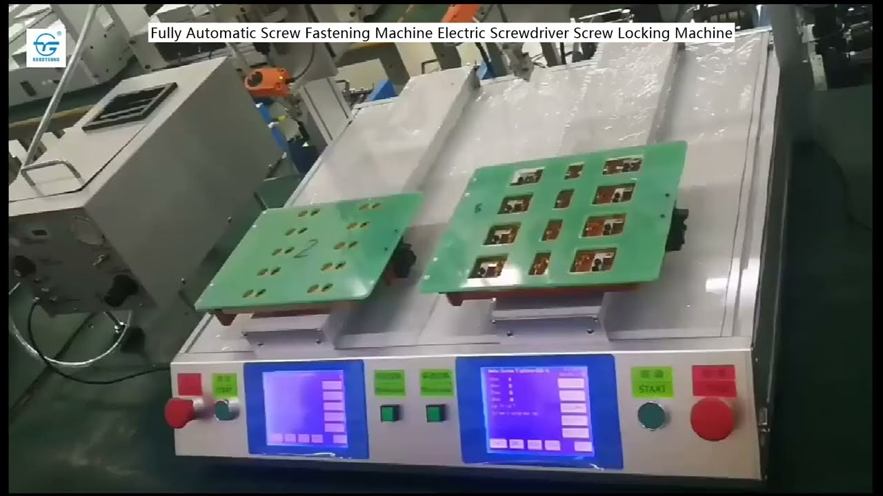 Vollautomatische Schraubmaschine: Elektrischer Schrauber & Schraubensicherung für die industrielle Montage