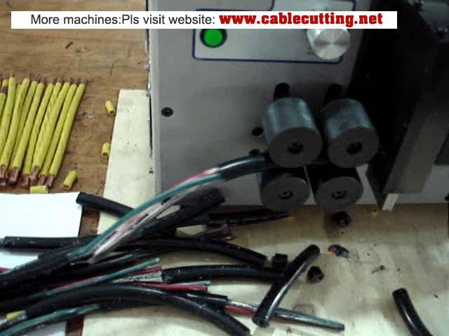 Hochleistungs-Kabelabschneid- und Abisoliermaschine für 15 mm Kabeldurchmesser (Mantelabisolierung)