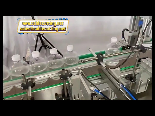 4-Kopf Abfüll- und Verschließmaschine für Olivenöl & Getränke – Desktop-Produktionslinie