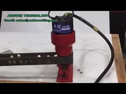 Hydraulic Hand Metal Sheet Punch Machine for Flat Iron and Copper Plate Hole Punching