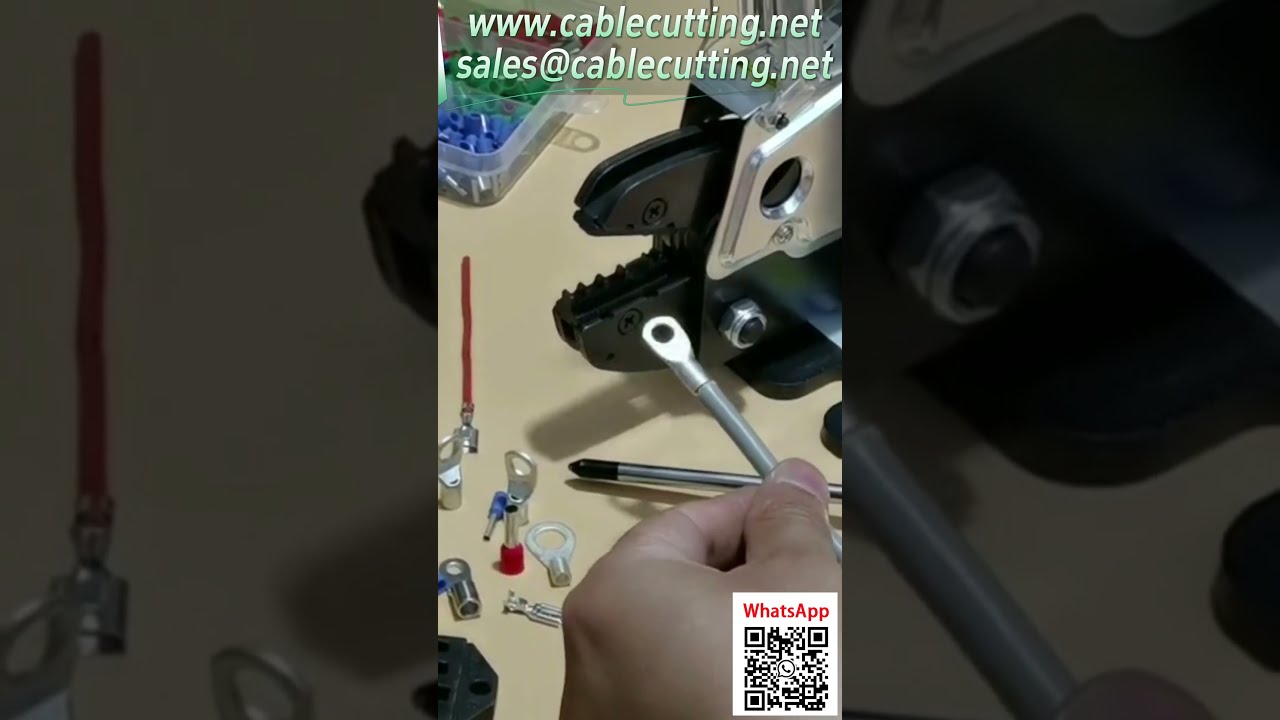 5ND Pneumatische Crimpzange | Kundenspezifischer einfachwirkender Zylinder – Schneller & sparsamer 0,25–16 mm²