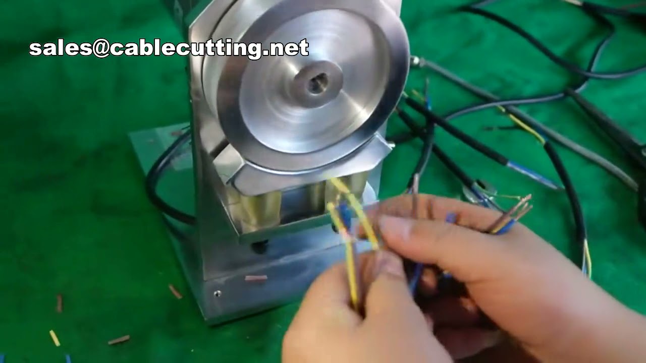 Halbschäl- und Verdrahtungsmaschine für kleine Kabel – Präzise Automatisierung