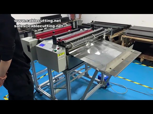 Automatische Schneidemaschine für Stoffe, EVA-Rollenfolie und Kunststofffolie – Präzision und Effizienz