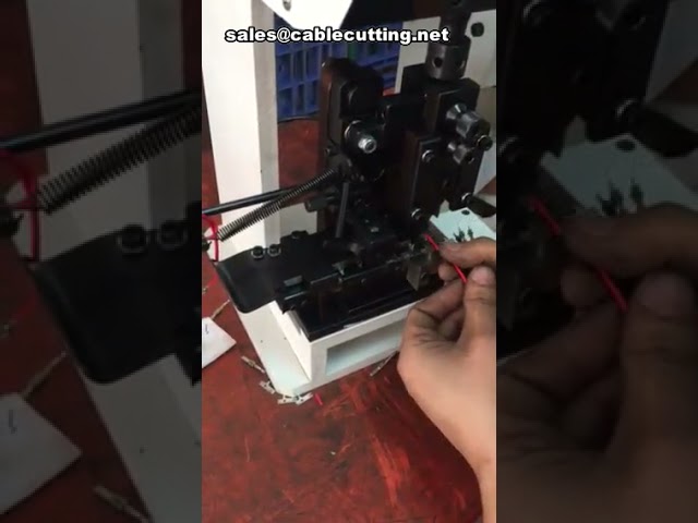 Automatische elektrische Kabelend-Crimp-Maschine | Präzise Kabelschuh-Crimp-Anlage