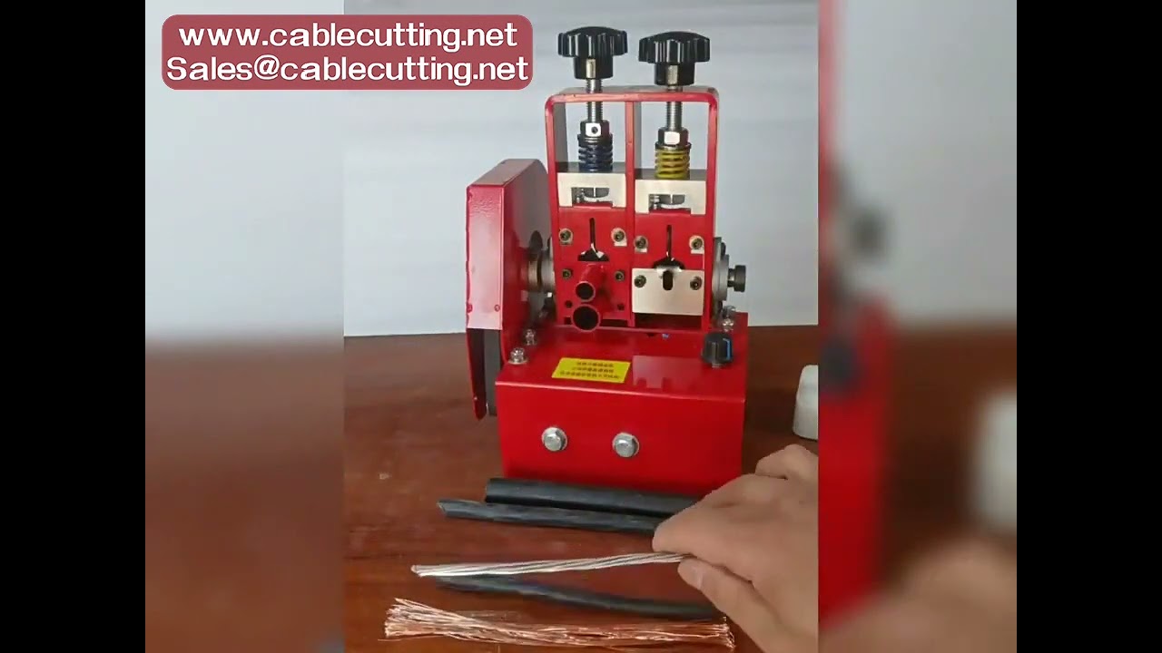 Professionelle Mini-Abisoliermaschine: Elektrisch & Handkurbel für Kupferkabel 1-18 mm