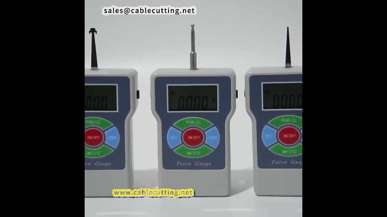 Präziser digitaler Spannungsmesser & tragbares Dynamometer – ETL-zertifiziert mit 3 austauschbaren Kontakten