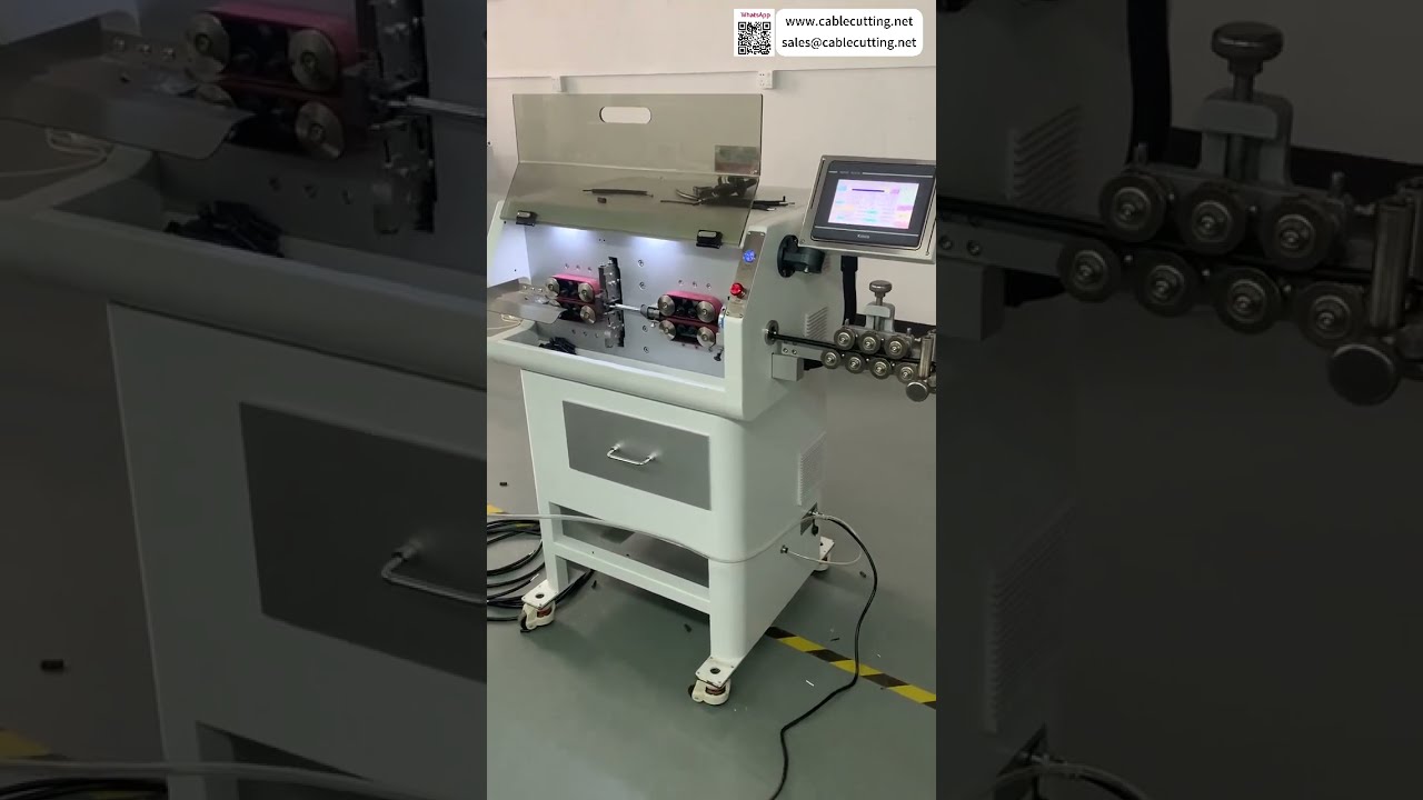 Automatischer Drahtvorschub mit 150 mm² Abisolier- und Schneidemaschine – Werkzeugsatz für Kabelbearbeitung