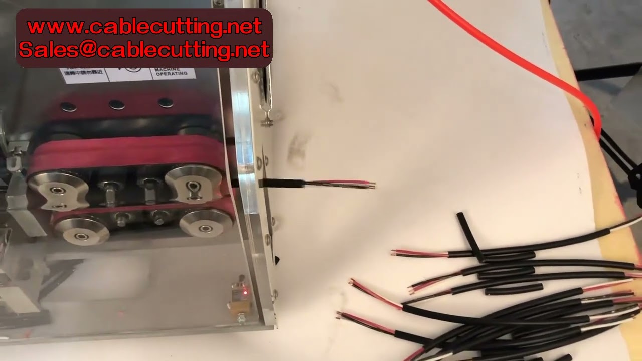 Automatische Abisolier- und Schneidemaschine mit Touchscreen – Kabelbearbeitung für Industrie