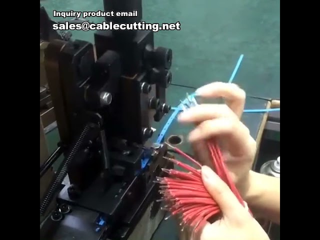 Automatische Drahtcrimp-Maschine zu verkaufen – Gebrauchte Terminal-Crimp-Maschine für dicke Kabel
