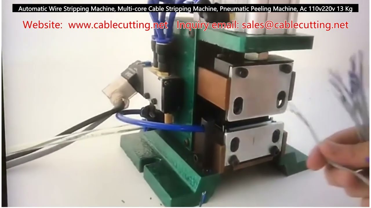 Automatische Abisolierstation für mehradrige Kabel – Pneumatische Abisoliermaschine