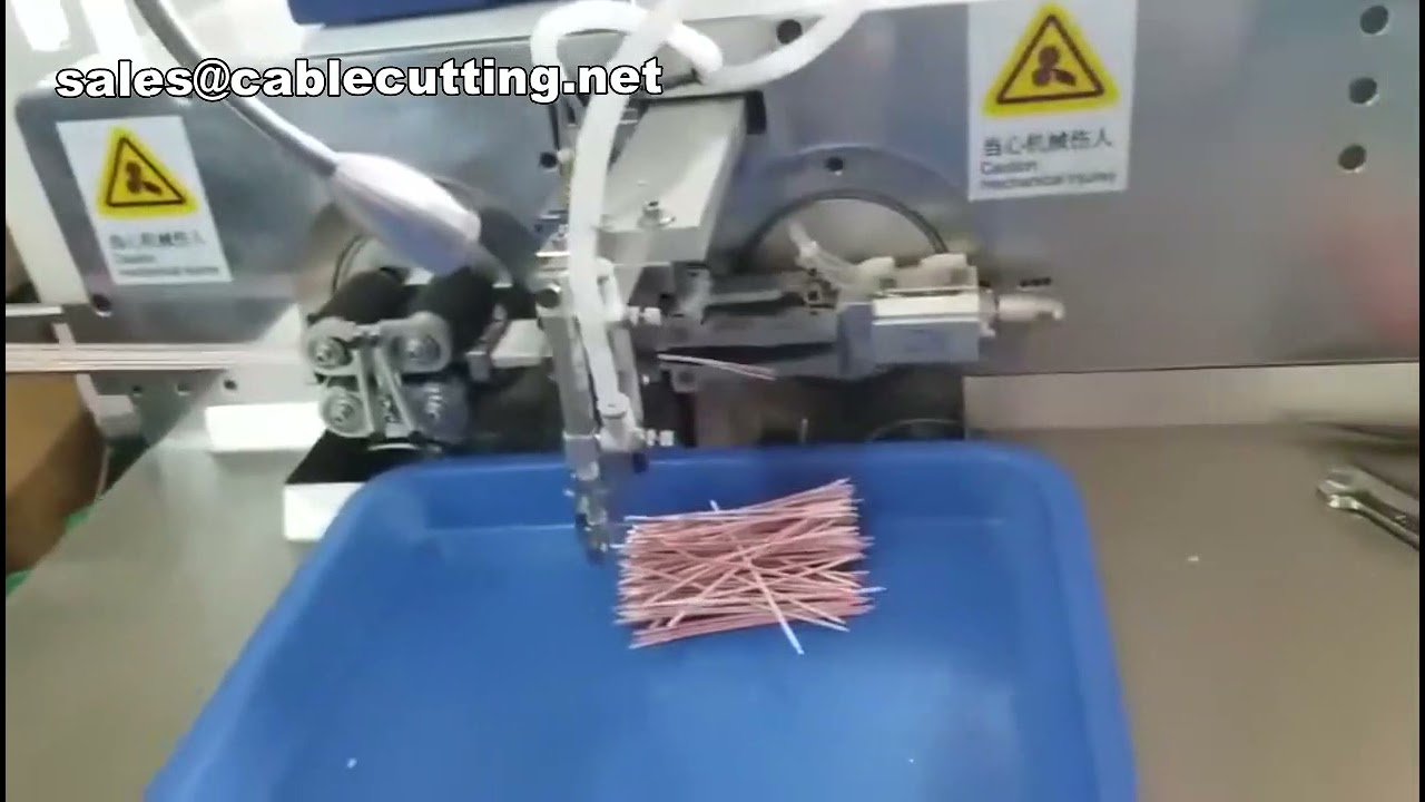 Automatische Drahtverarbeitungsmaschine: Crimpen, Löten, Abisolieren & Verdrillen