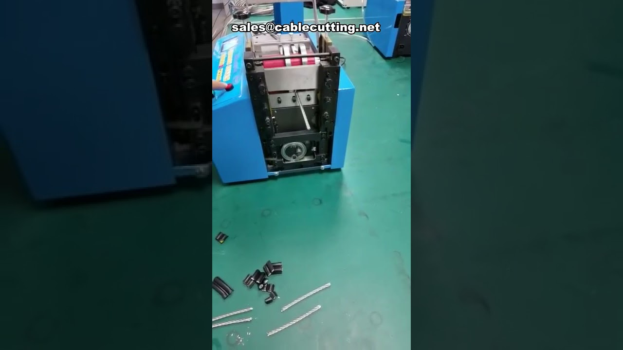Präzise Seilschneidemaschine für 6 mm Stahlseile – Industrieller Drahtseilschneider